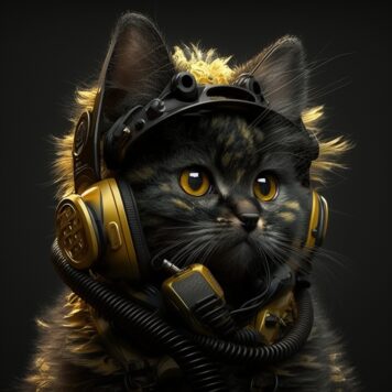 รูปภาพแมวเท่ๆ ชุดทหาร