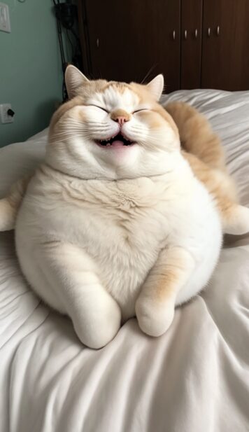 วอลเปเปอร์แมว อ้วนๆ น่ารักๆ