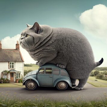 รูปภาพแมวอ้วนๆ น่ารักๆ ตลกๆ