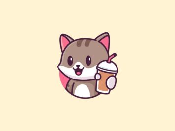 รูปการ์ตูนแมว น่ารัก น้ำปั่น