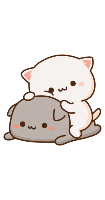 รูปการ์ตูนแมว น่ารัก ขี่หลัง