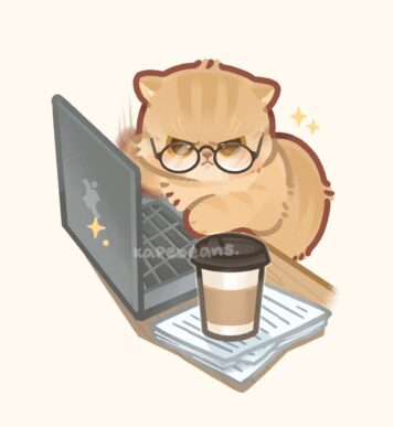 รูปการ์ตูนแมว น่ารัก เล่นคอม