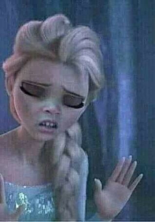 ภาพ ตลก ๆ หน้าผู้หญิง เอลซ่า