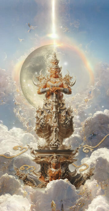 ves-wall (41) วอลเปเปอร์ ท้าวเวสสุวรรณ เสริมดวง สำหรับสายมู