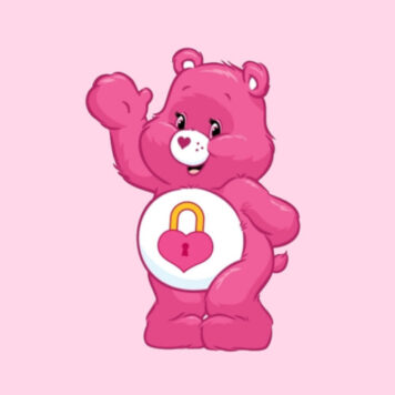 รูปหมีแคร์แบร์ สีชมพู