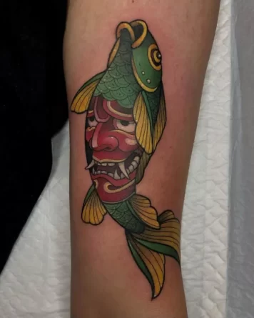 ลายสักปลาคราฟ