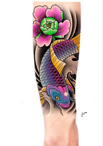 ลายสักปลาคราฟ