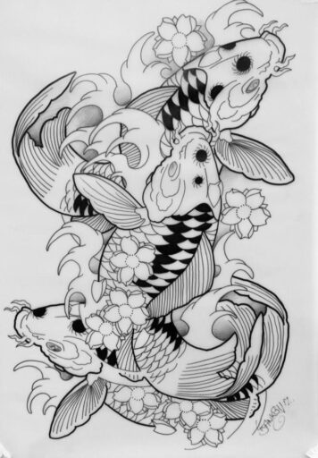 ลายสักปลาคราฟ