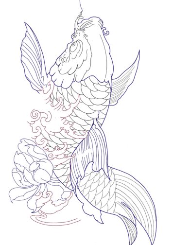 ลายสักปลาคราฟ