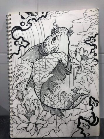 ลายสักปลาคราฟ