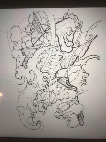 ลายสักปลาคราฟ