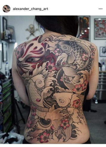 ลายสักปลาคราฟ