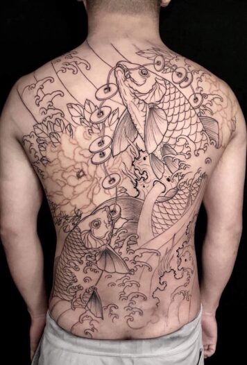 ลายสักปลาคราฟ