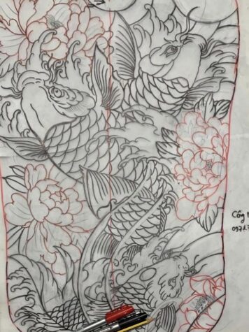 ลายสักปลาคราฟ