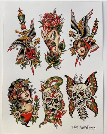 รูปภาพลายสักโอสคูล