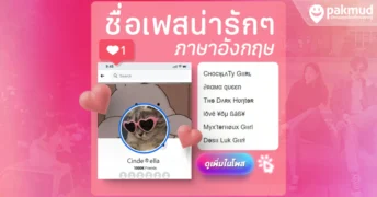 ชื่อเฟสน่ารักๆ ภาษาอังกฤษ
